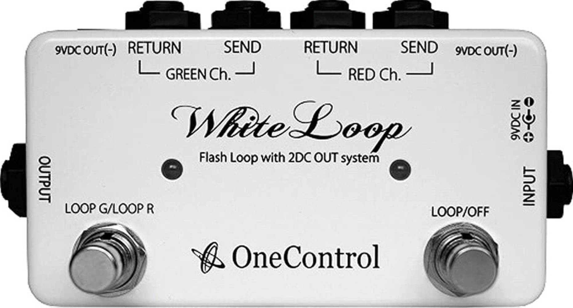 One Control 2 Channel Loop Flash Switcher w/True Bypass & 2x DC Outputs