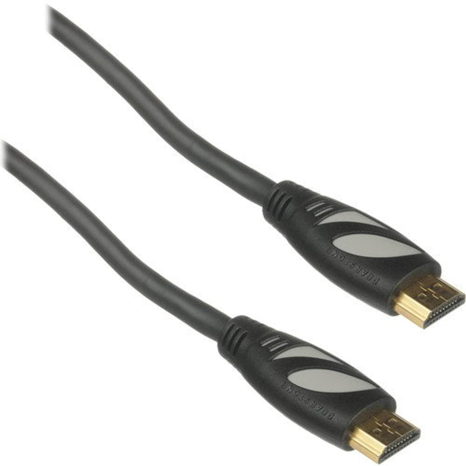pearstone standard series hdmi to hdmi high-speed ethernet cable - black, 6'