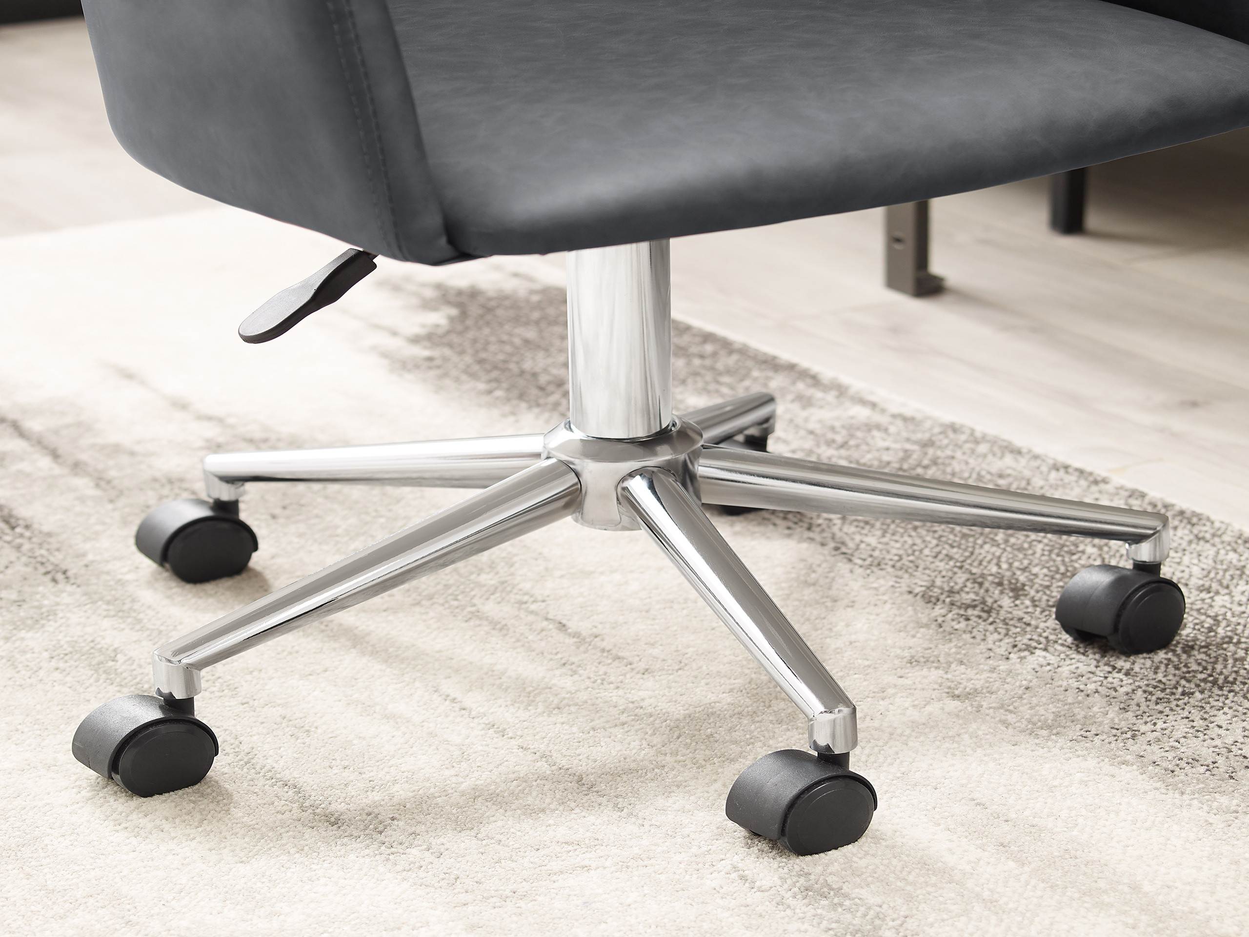 Art Leon Modern Adjustable Height Computer Desk Chair With Swivel Base For Home  Office