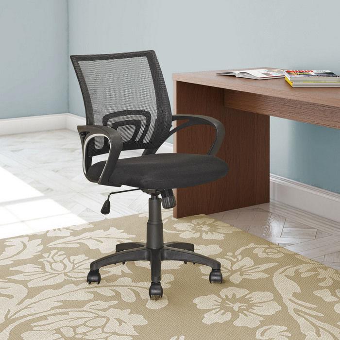 CorLiving LOF-309-O Office Chair in Black