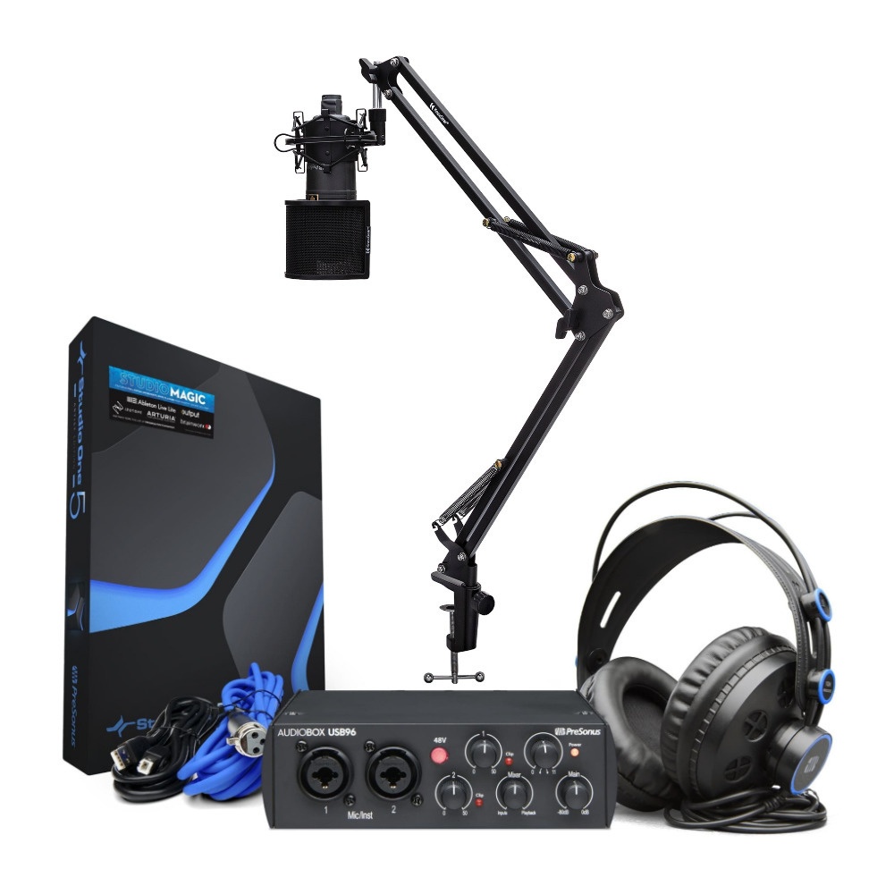 PreSonus AudioBox 96 Studio 25th Anniversary Edition Bundle with Accessory