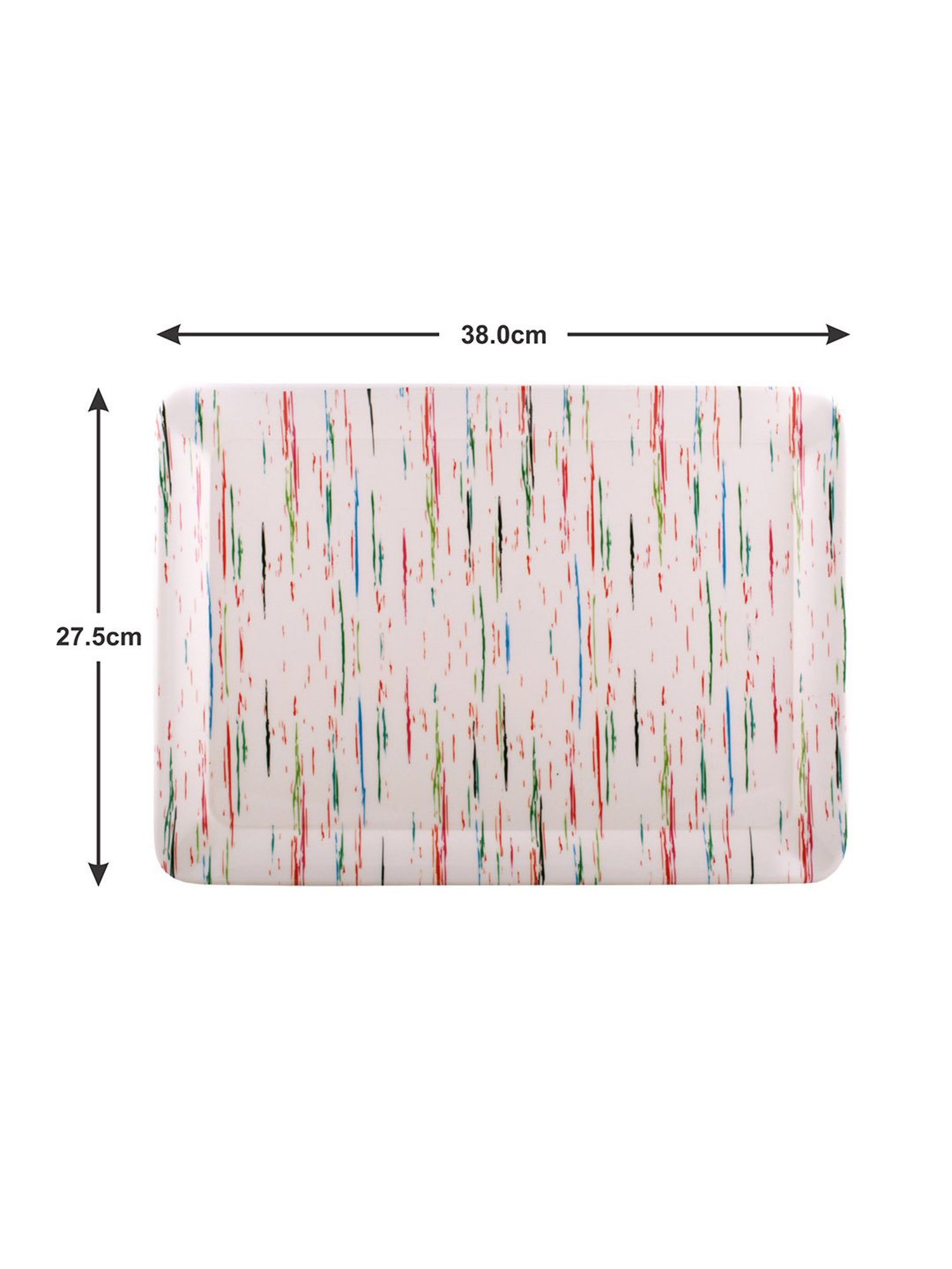 Goodhomes Multicolor Melamine Coffee Mug (220 ml) with Tray - Set of 7