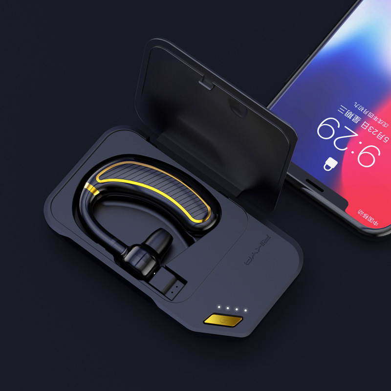 Headphones HD Voice Standby time 70day K21 Noise Isolation Headsets for Laptop, Mac, iPhone and Most Android Phones Black RJ-K21-B