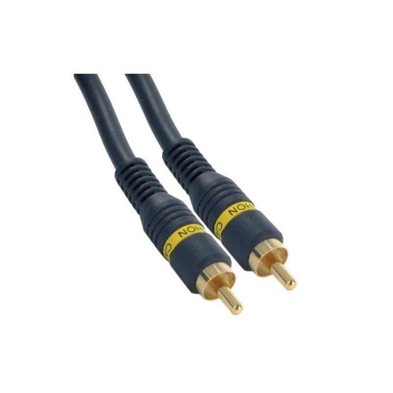 RCA Cable Car Audio RCA Cables RCA Subwoofer Cable RCA Home Theater Projector RCA Projector Audio Video Cables Stereo Audio Cable 25 ft 76 Meters 1 Male to 1 Male  254125BL