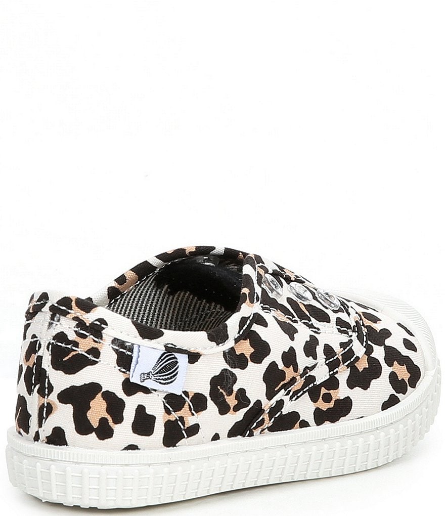 Copper Key Adventure Wear Girl's Budeee-A Washable Eyelet Leopard Print Sneakers (Infant)