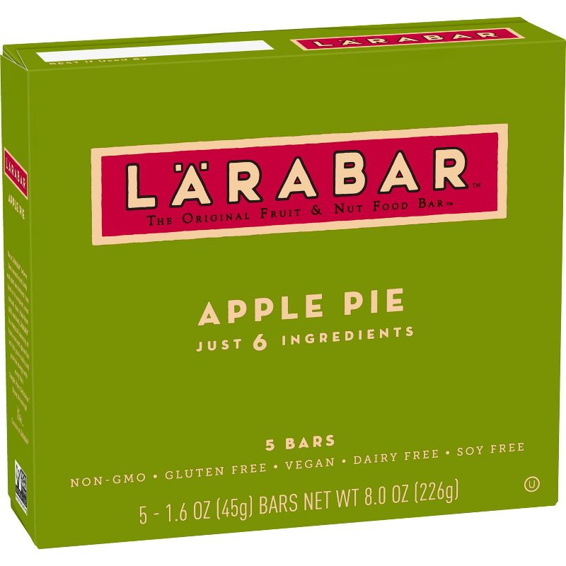 Larabar Apple Pie Fruit & Nut Food Bars - 5ct