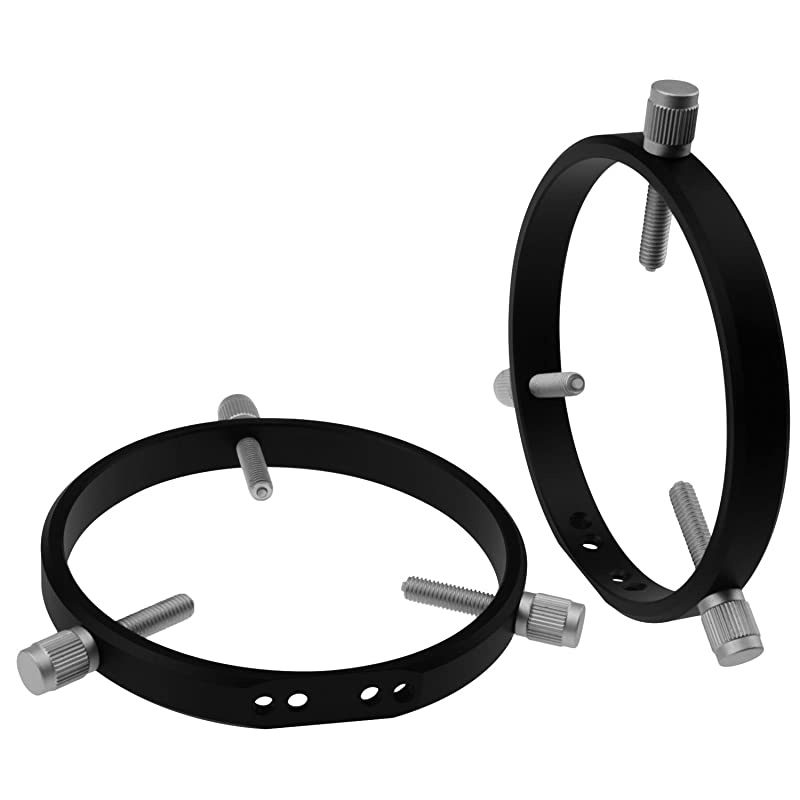 Adjustable Guiding Scope Rings 127 mm Inside Diameter (Pair) - for Telescope Tube Diameter or Finders 70 to 120mm
