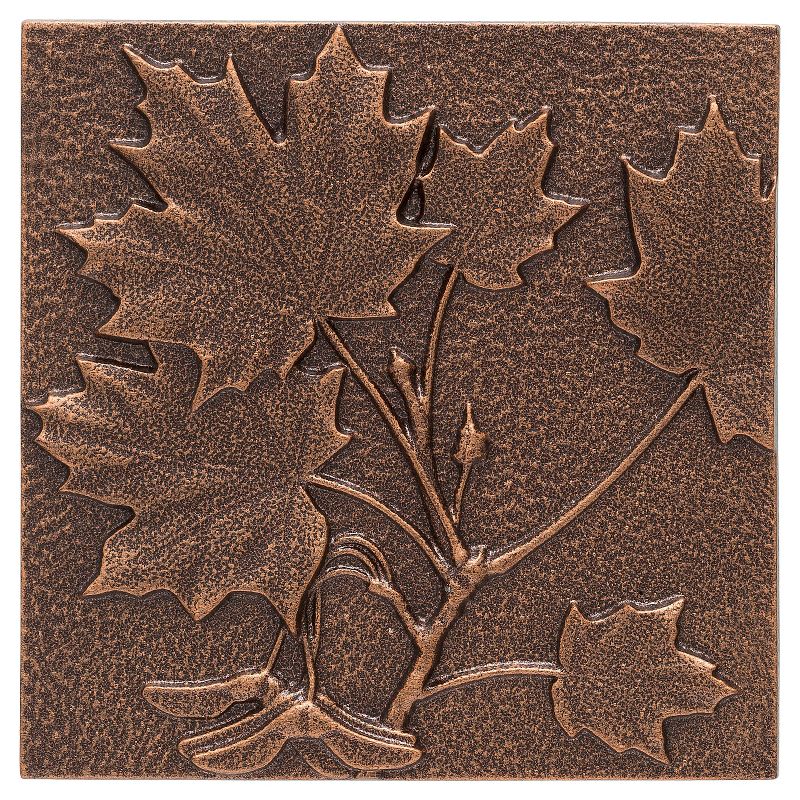 1" Aluminum Maple Leaf Wall Décor - Antique Copper - Whitehall Products
