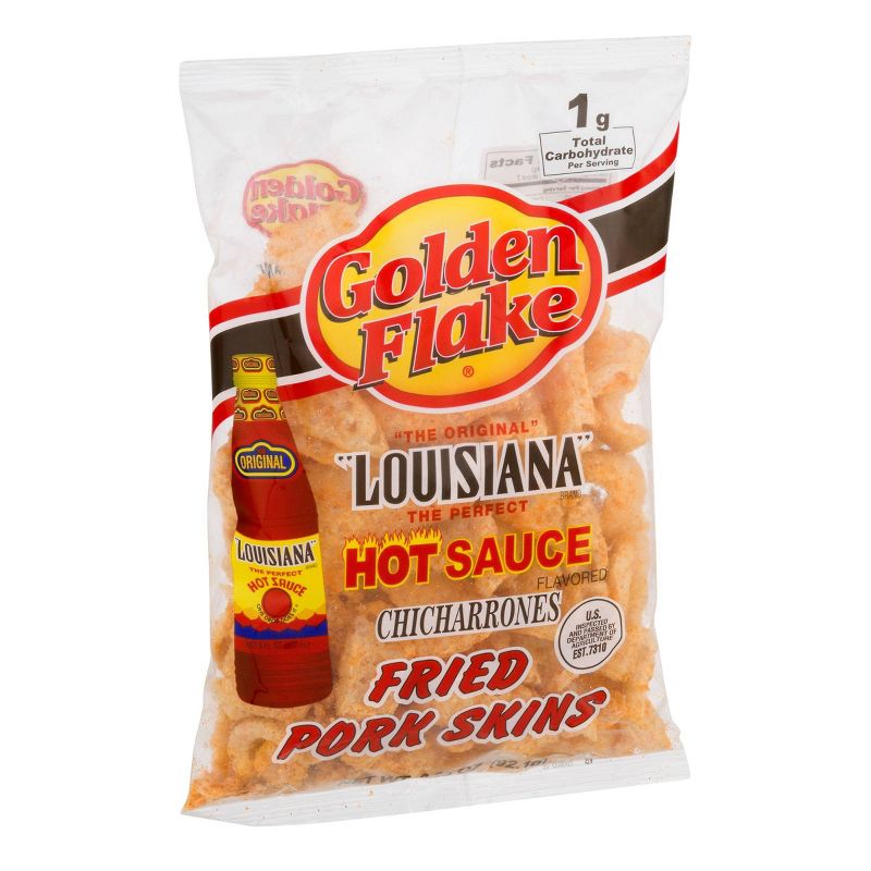 Golden Flake Hot Pork Skins - 3oz