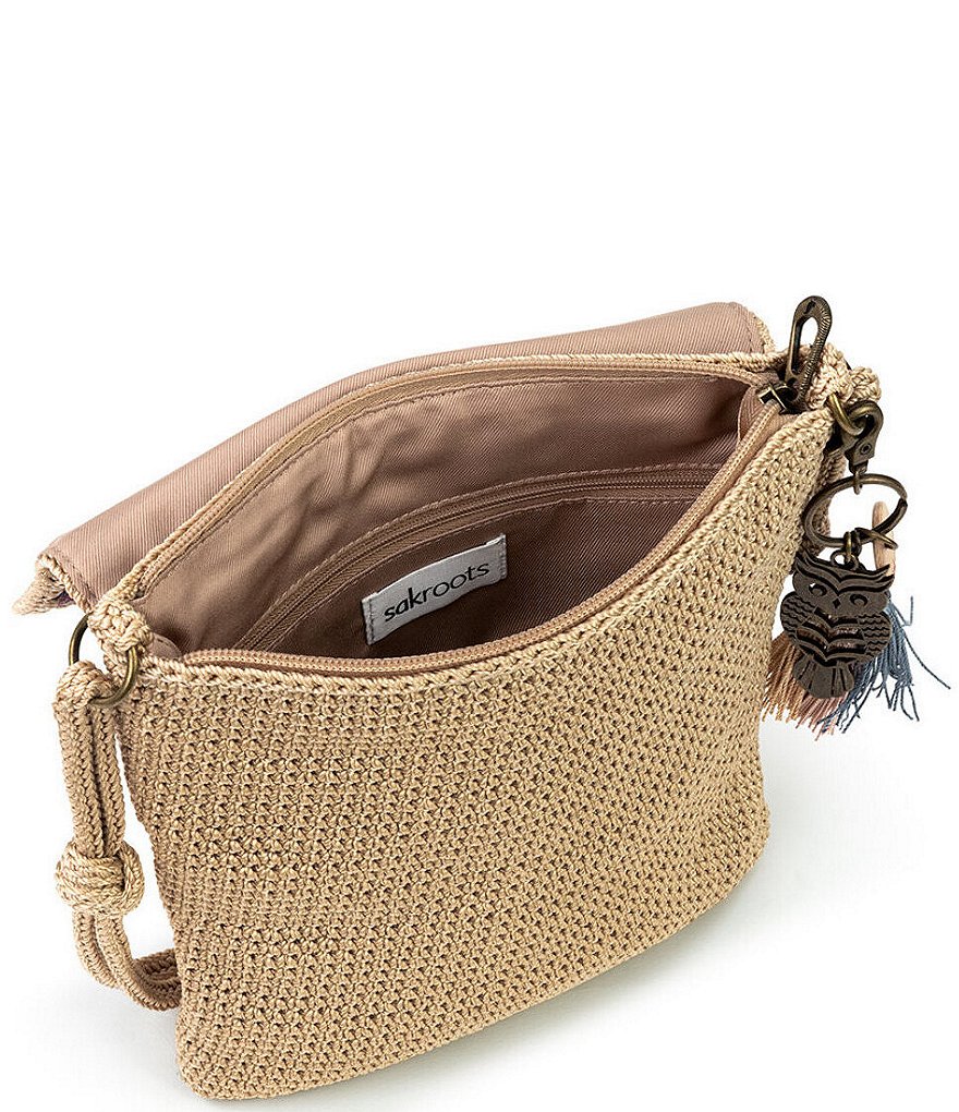 Sakroots Sayulita Hand-Crocheted Flap Crossbody Bag