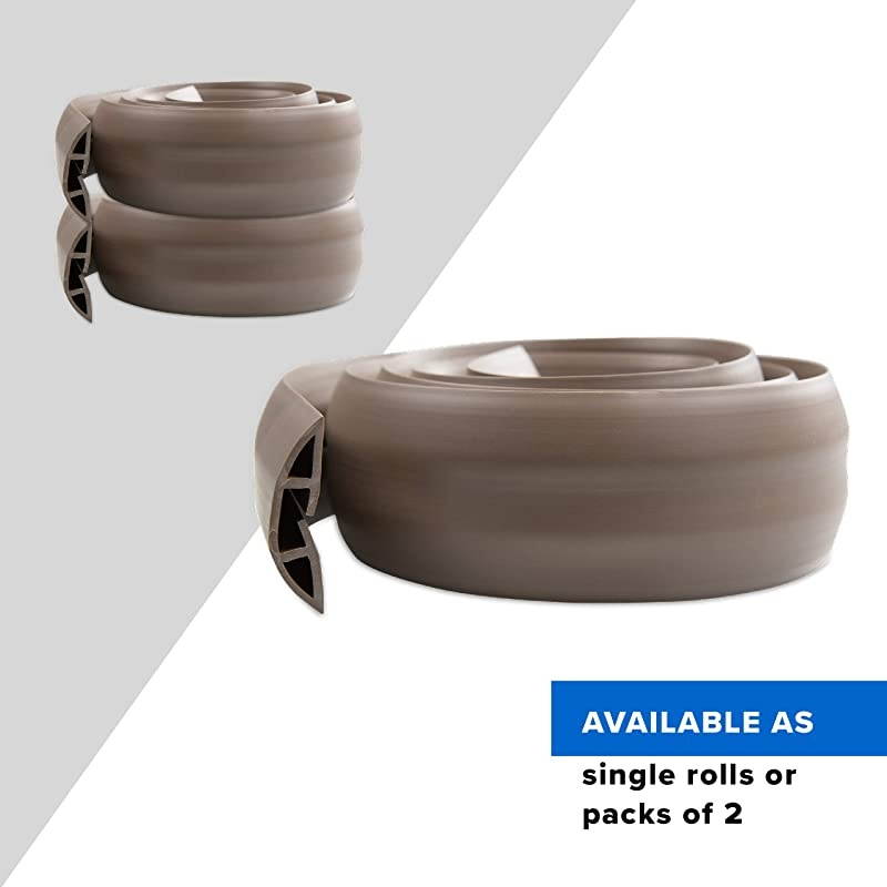 Feet Cable Protector + Cord Cover Durable Black PVC is Flexible Odor Free Easy to Unroll and Open Conceal Wires at Home Office Warehouse Workshop Concerts