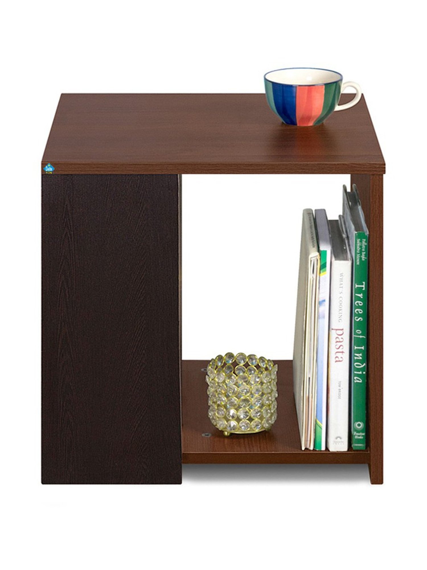 Delite Kom Duo Acacia Dark Engineered Wood Side Table