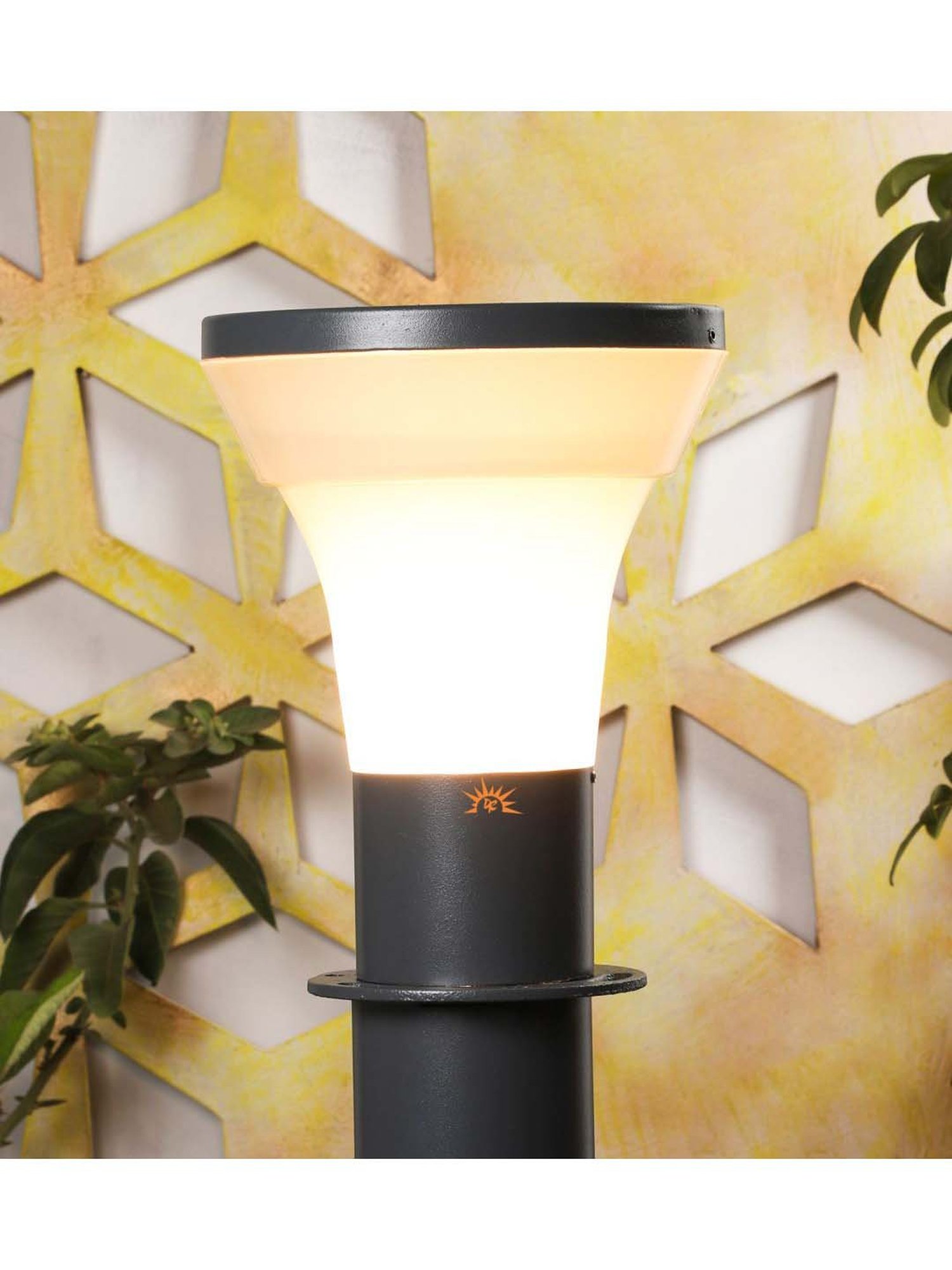 DecorativeRay Grey Aluminium Gate Light - Set of 1