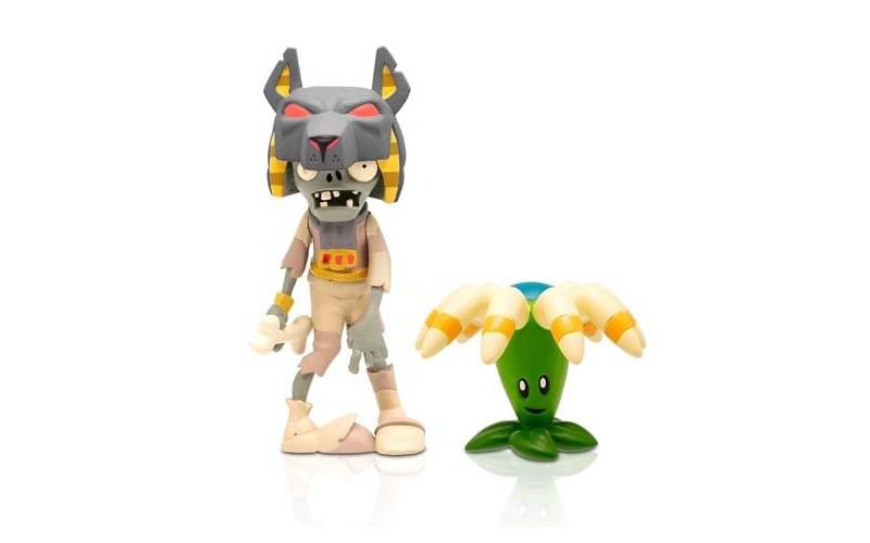 The Zoofy Group LLC Plants Vs Zombies 3" Figure 2-Pack: Tomb Raiser Zombie & Bloomerang