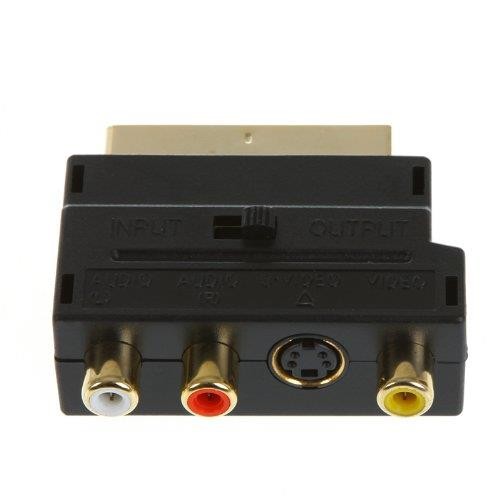 Brand  RGB Scart to Composite RCA+S-Video AV TV Audio Adapter