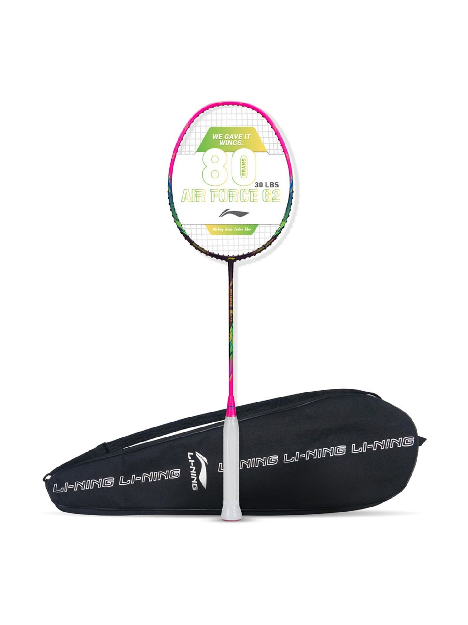Li-Ning Air Force 80 Badminton Racket (Pink) Size - Medium