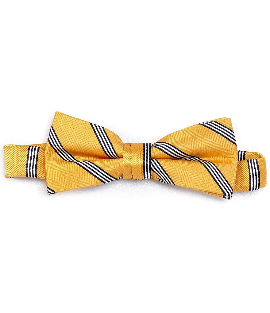 Class Club Boys Textured Stripe Bow Tie