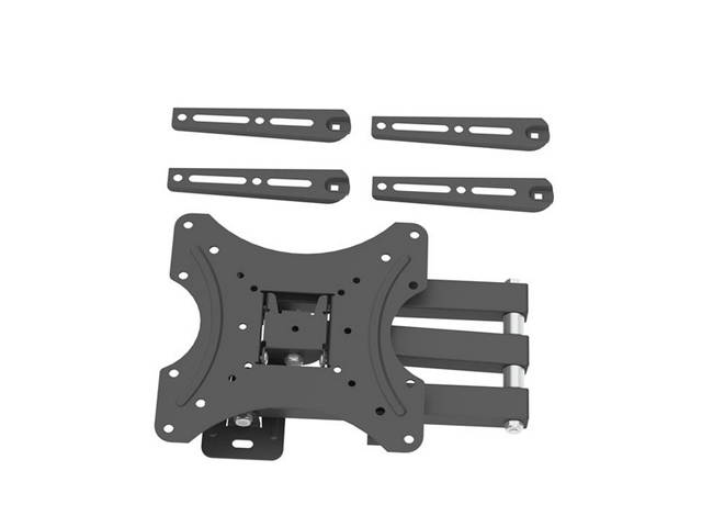 26-55" Adjustable Wall Mount Bracket Rotatable TV Stand with Spirit Level  Load Bearing 30kg / Maximum Vesa400 * 400 / Up and Down Adjustable - 5 ~ + 12 &deg; with Rotation 180 &deg;,TM08