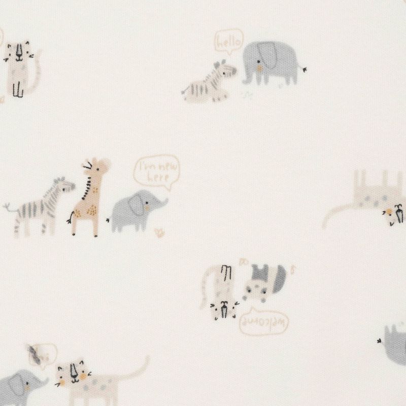 Gerber Baby 4pk Bear Interlock and Terry Burp Cloth Set - Cream