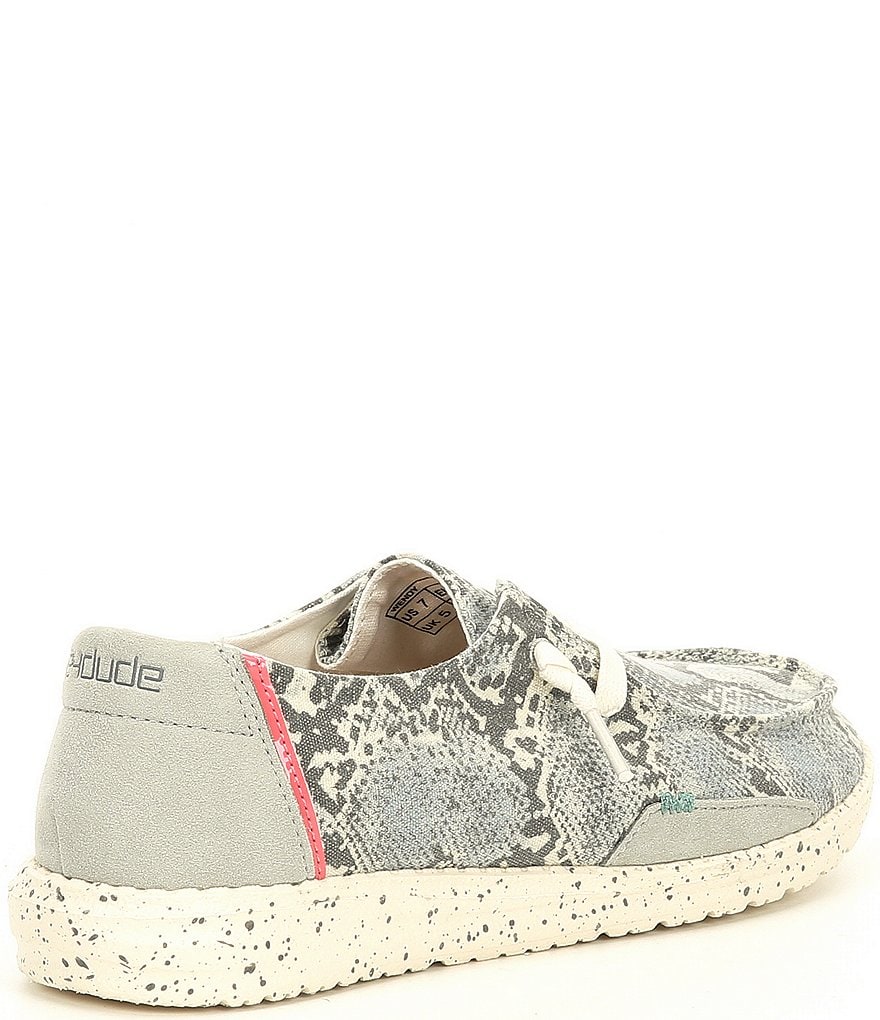 Hey Dude Women's Wendy Snake Print Washable Slip-Ons