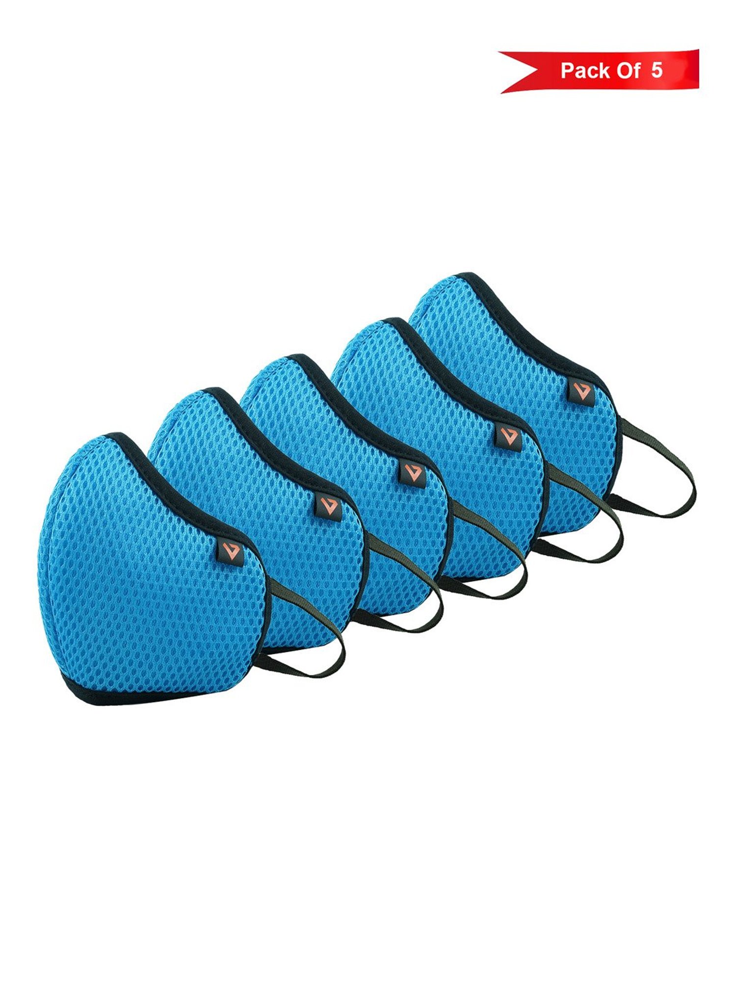 The Vertical Reusable 5 Layered Outdoor Face Masks - Pack of 5
