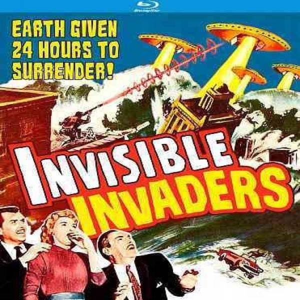 KINO INTERNATIONAL INVISIBLE INVADERS (BLU-RAY/1959/B&W/WS 1.66) BRK20330