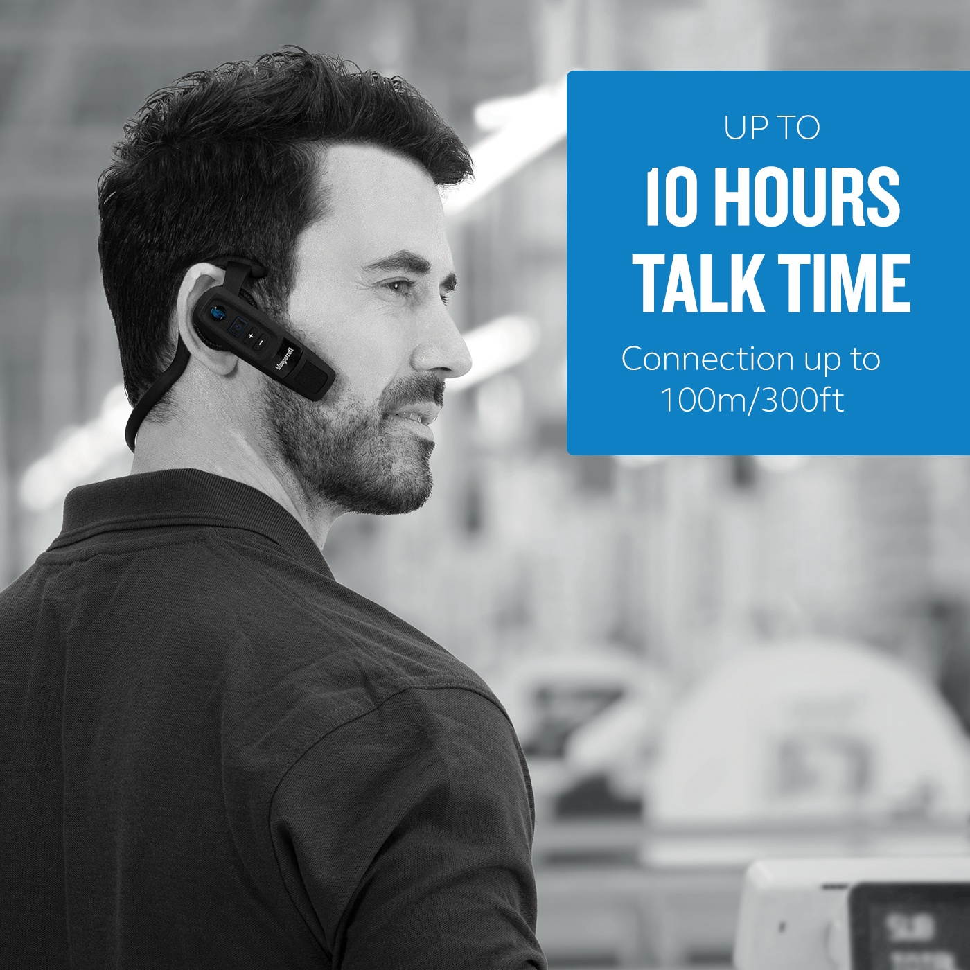 BlueParrott C300-XT Noise Canceling Bluetooth Trucker Headset