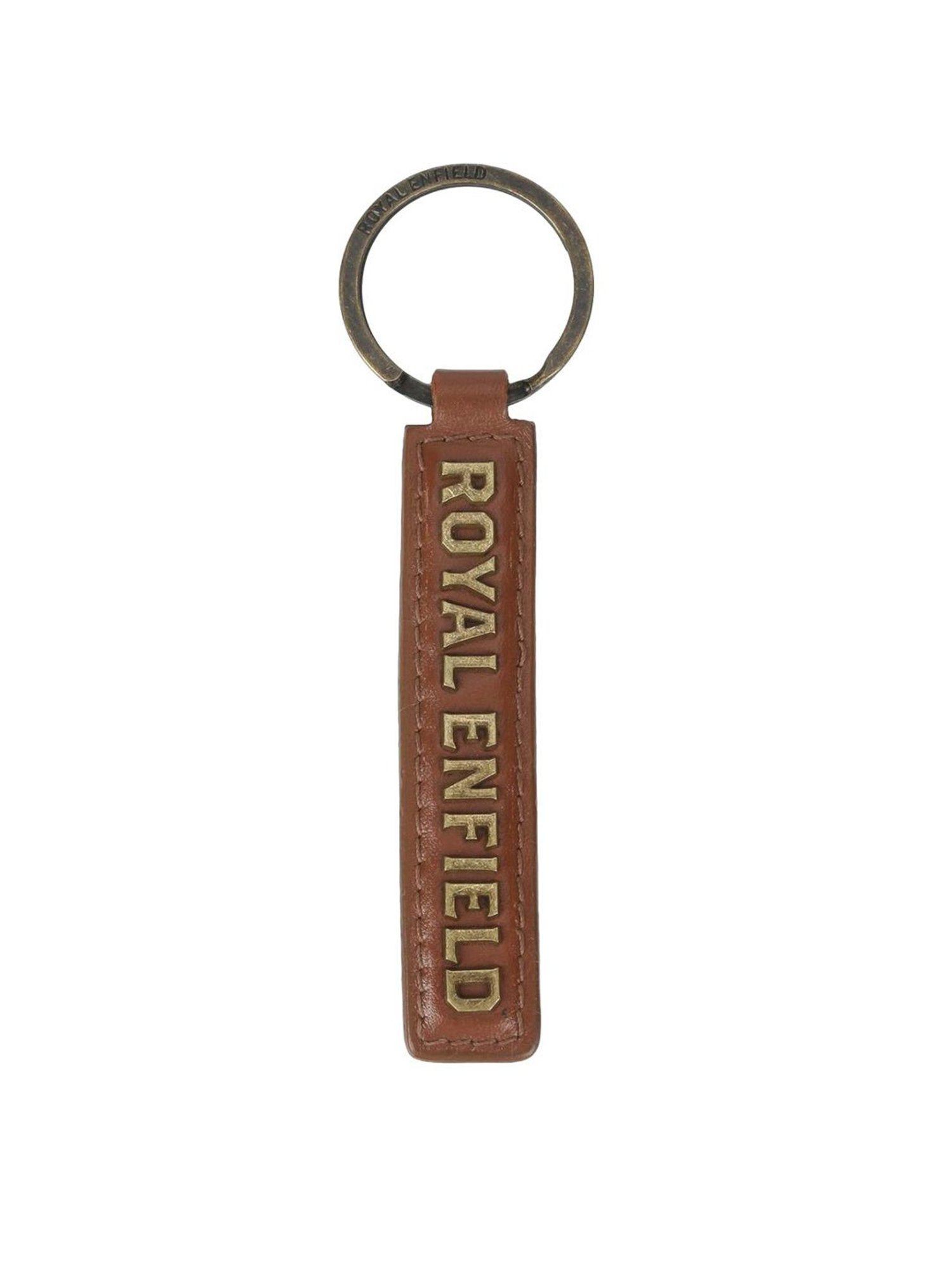 Royal Enfield Tan Logo Keychain