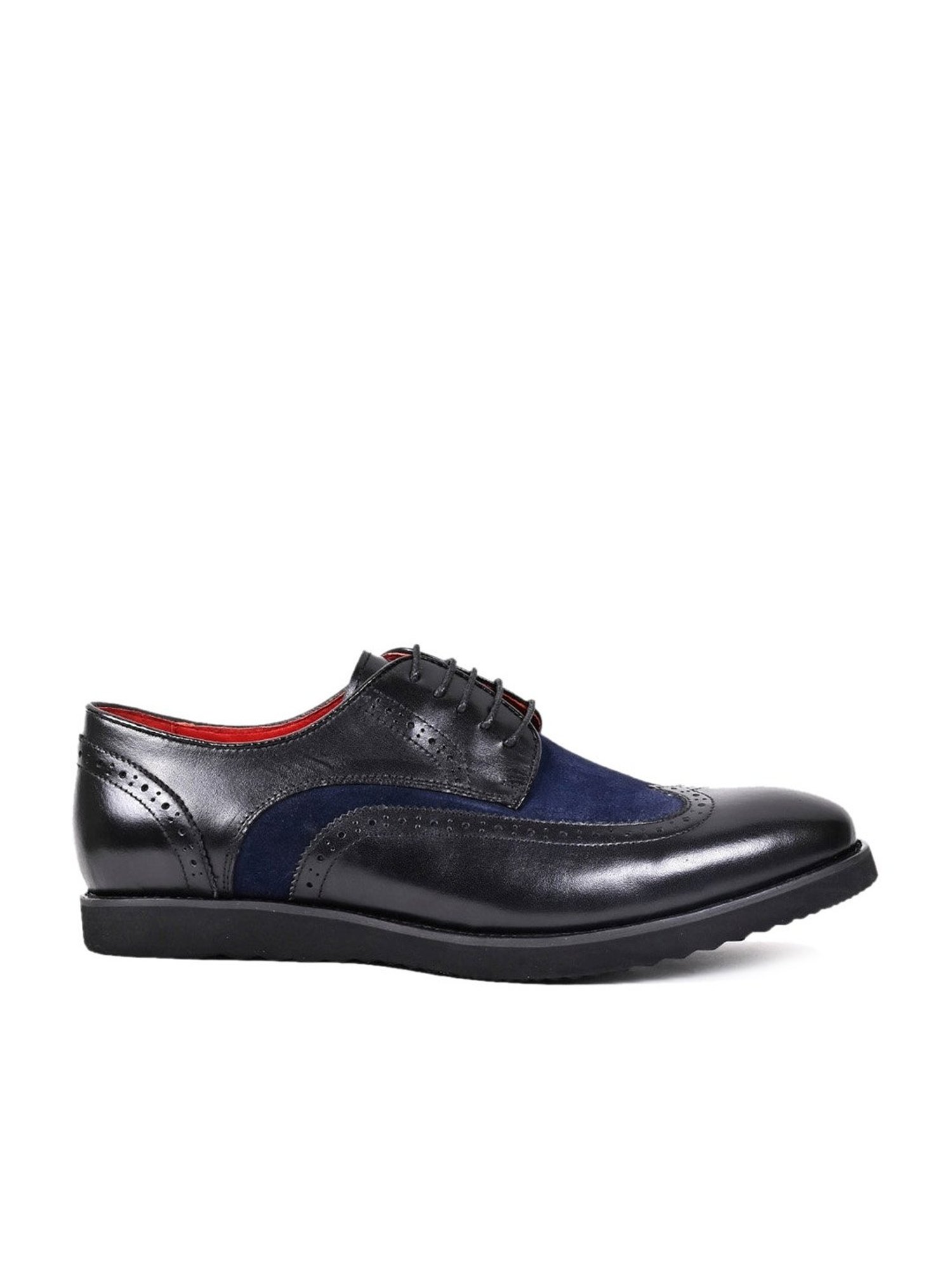 Cobblerz Men's Black Derby Shoes