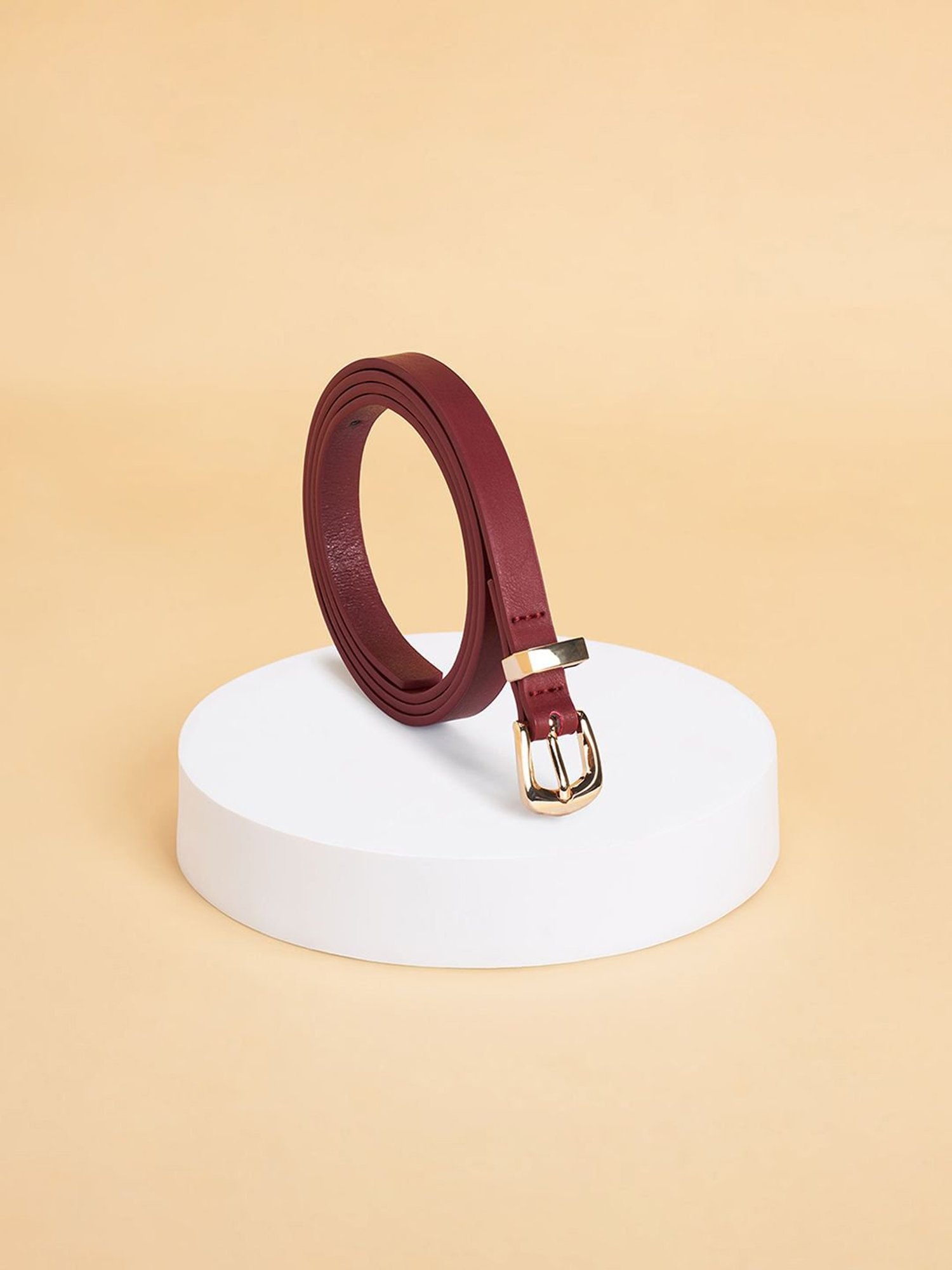 Forever Glam by Pantaloons Navy Narrow Belt for Women