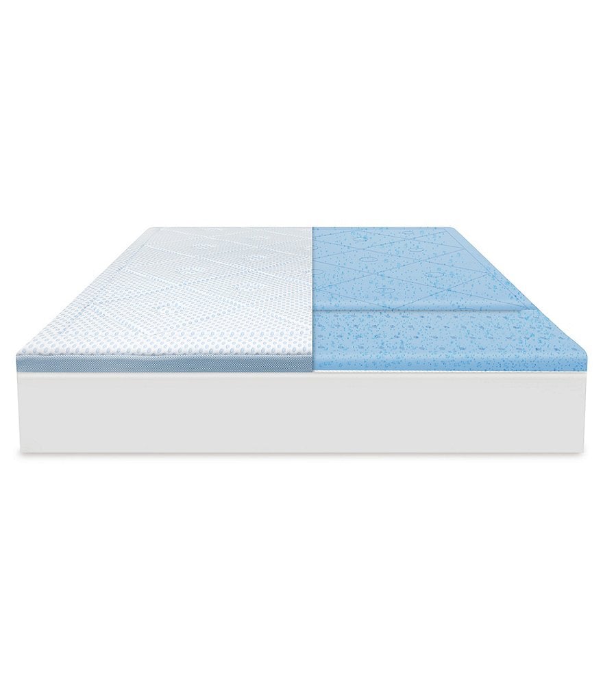 Sensorpedic SensorCOOL 3#double; Quilted Gel-Infused Memory Foam Bed Topper