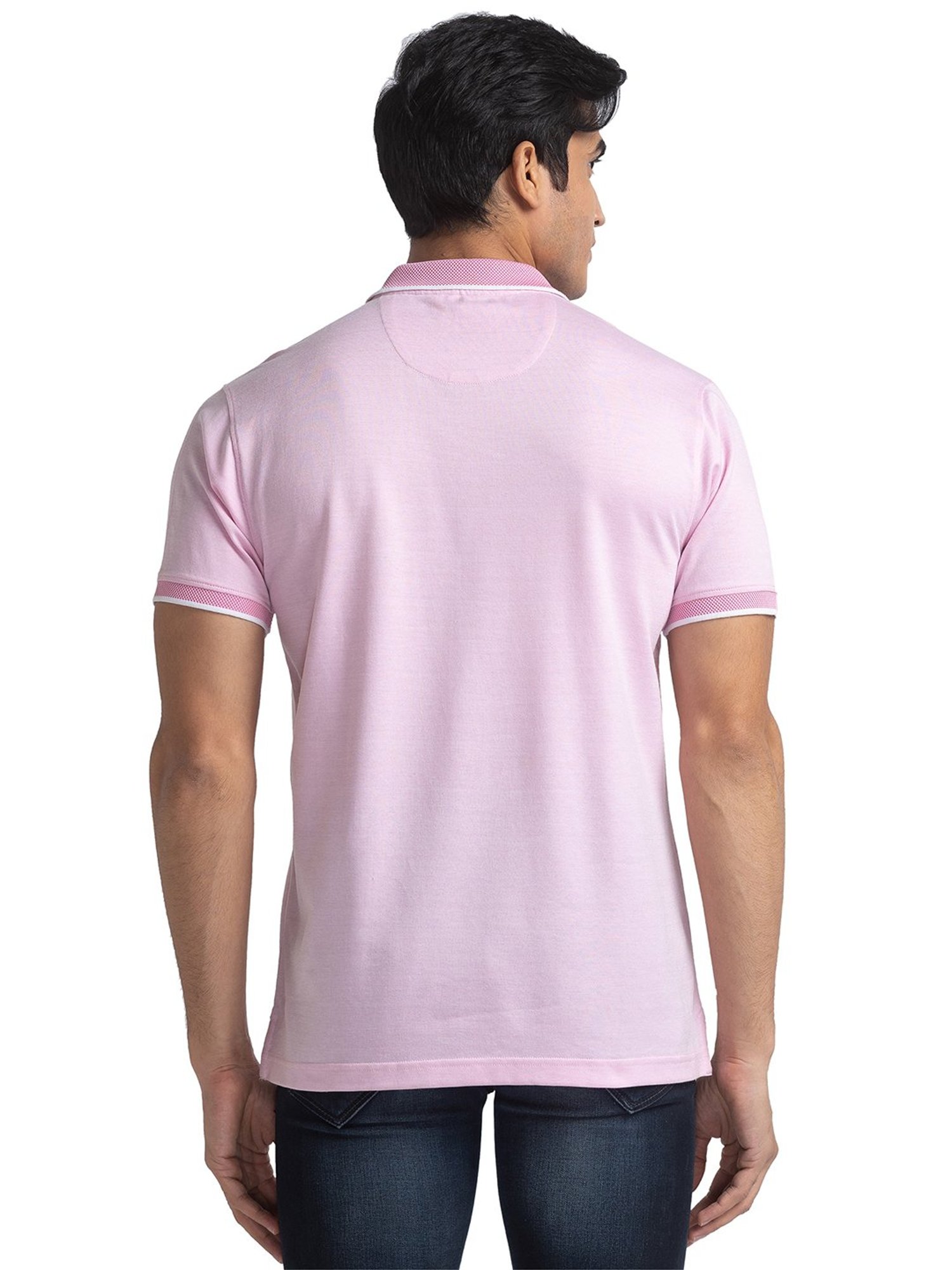 ColorPlus Red Tailored Fit Polo T-Shirt