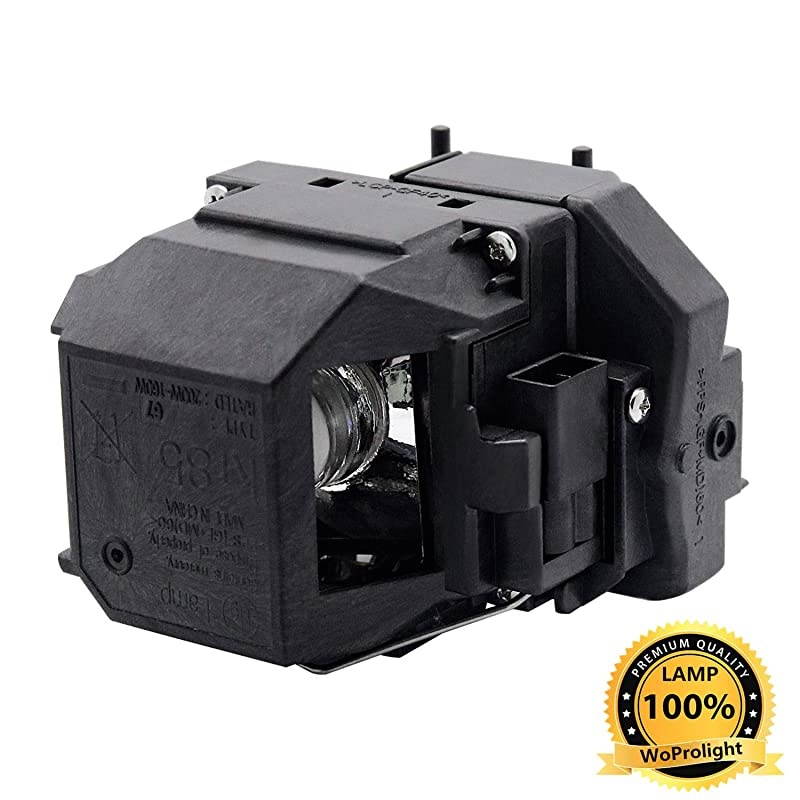 ELP67 V13H010L67 Replacement Projector Lamp with Housing for Epson PowerLite 1221 1261W EBS02 EBS11 EBS12 EBX11 EBX12 MG850HD Projectors