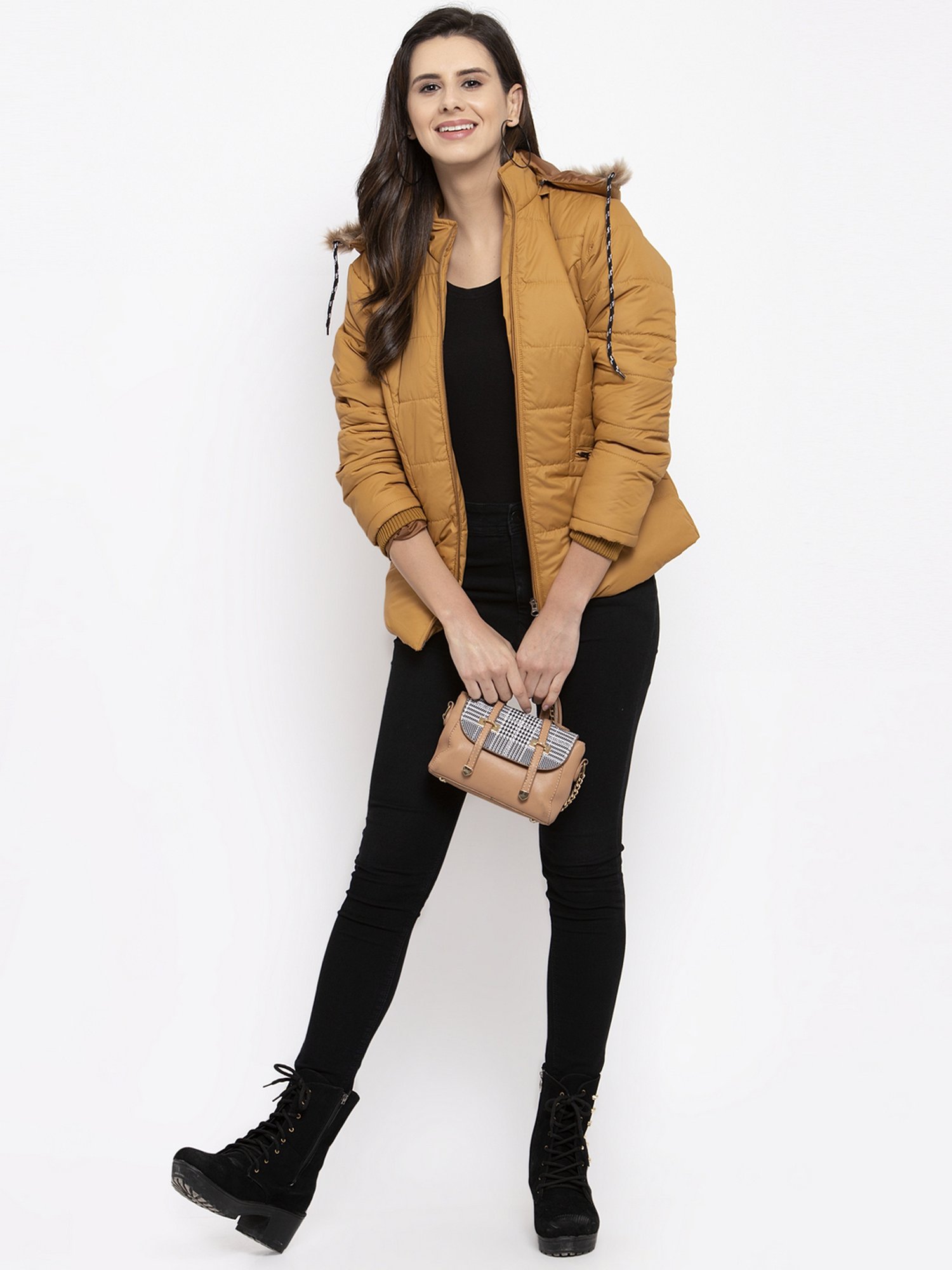 VOXATI Yellow Regular Fit Jacket