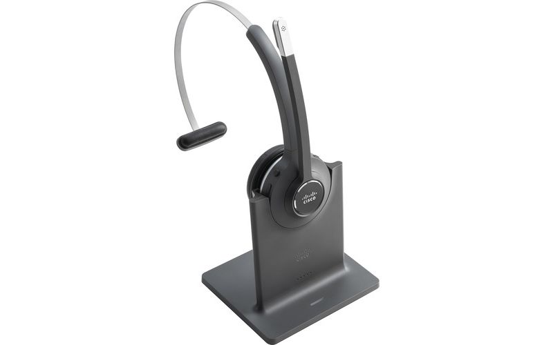 Cisco 561 Headset - Mono - Wireless - DECT 6.0 - 300 ft48 kHz - Over-the-head - Monaural - Supra-aural
