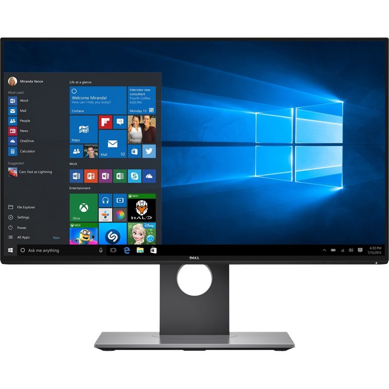 Dell UltraSharp U2417H 24" Full HD LED LCD Monitor - 16:9 - Black - 1920 x 1080 - 16.7 Million Colors - 250 Nit - 6 ms - HDMI - DisplayPort