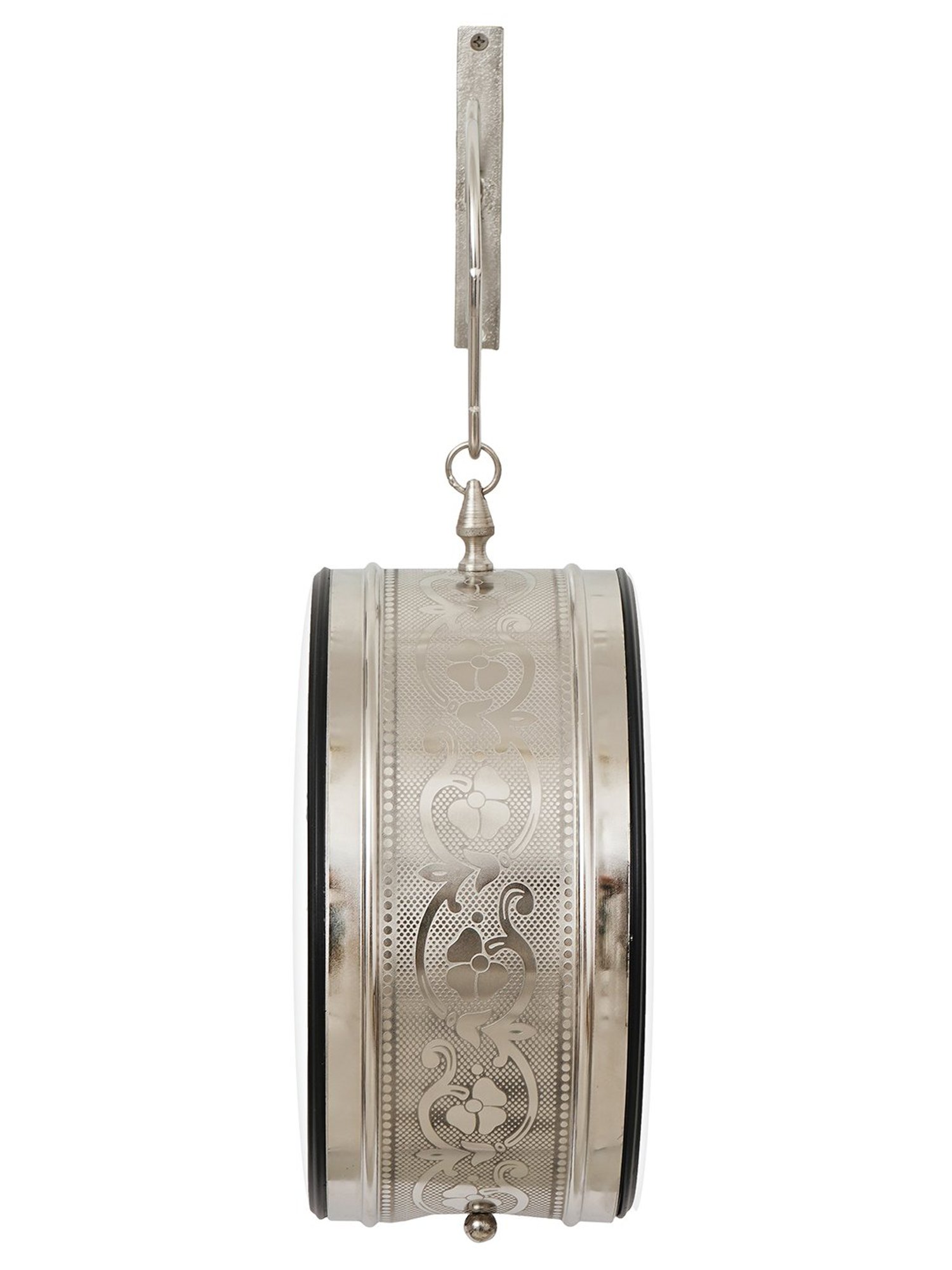 CHRONIKLE Silver Iron Wall Clock