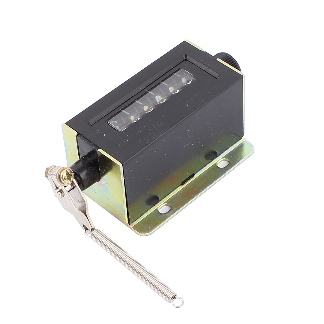 D94S 6 Digits Resettable Metal Mechanical Pulling Stroke Pull Tally Counter