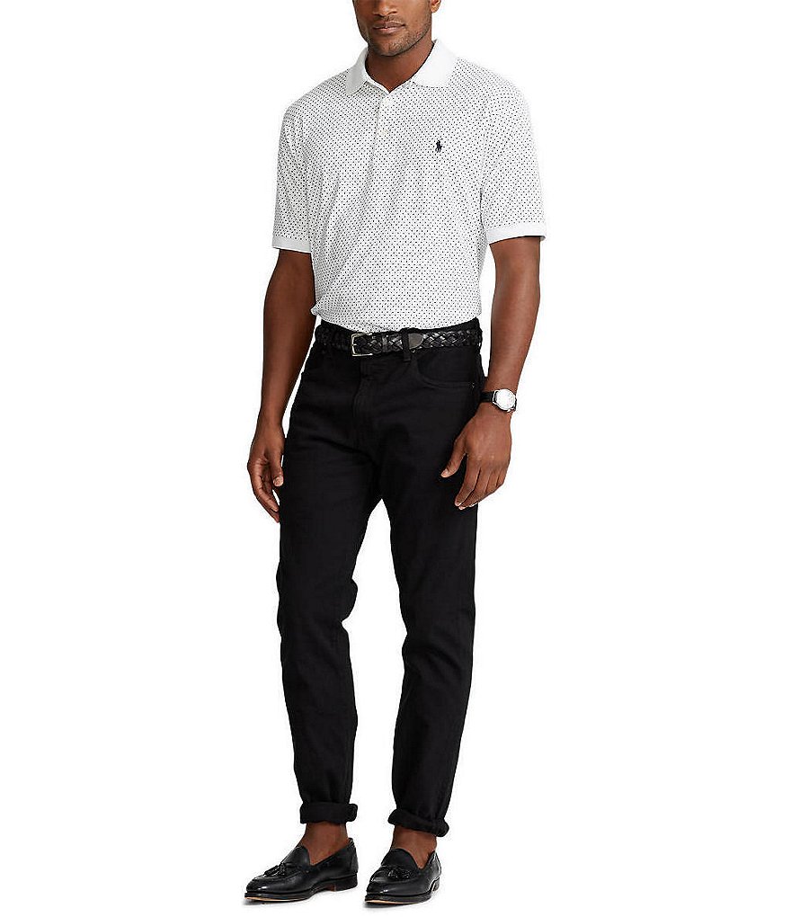 Polo Ralph Lauren Big & Tall Dot Print Soft Cotton Short-Sleeve Polo Shirt