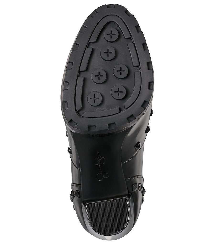 Jessica Simpson Imina3 Studded Leather Platform Oxfords