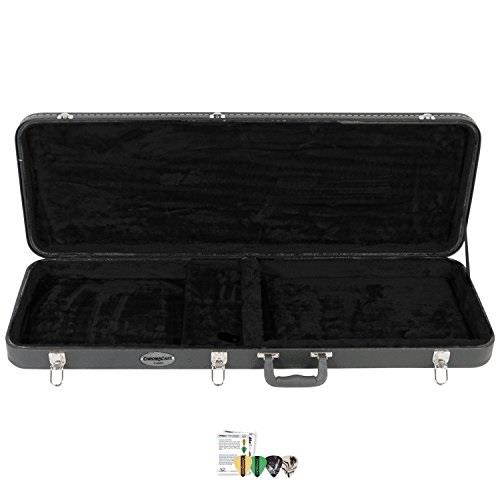 chromacast ccehckit3 electric guitar hard case with pick sampler