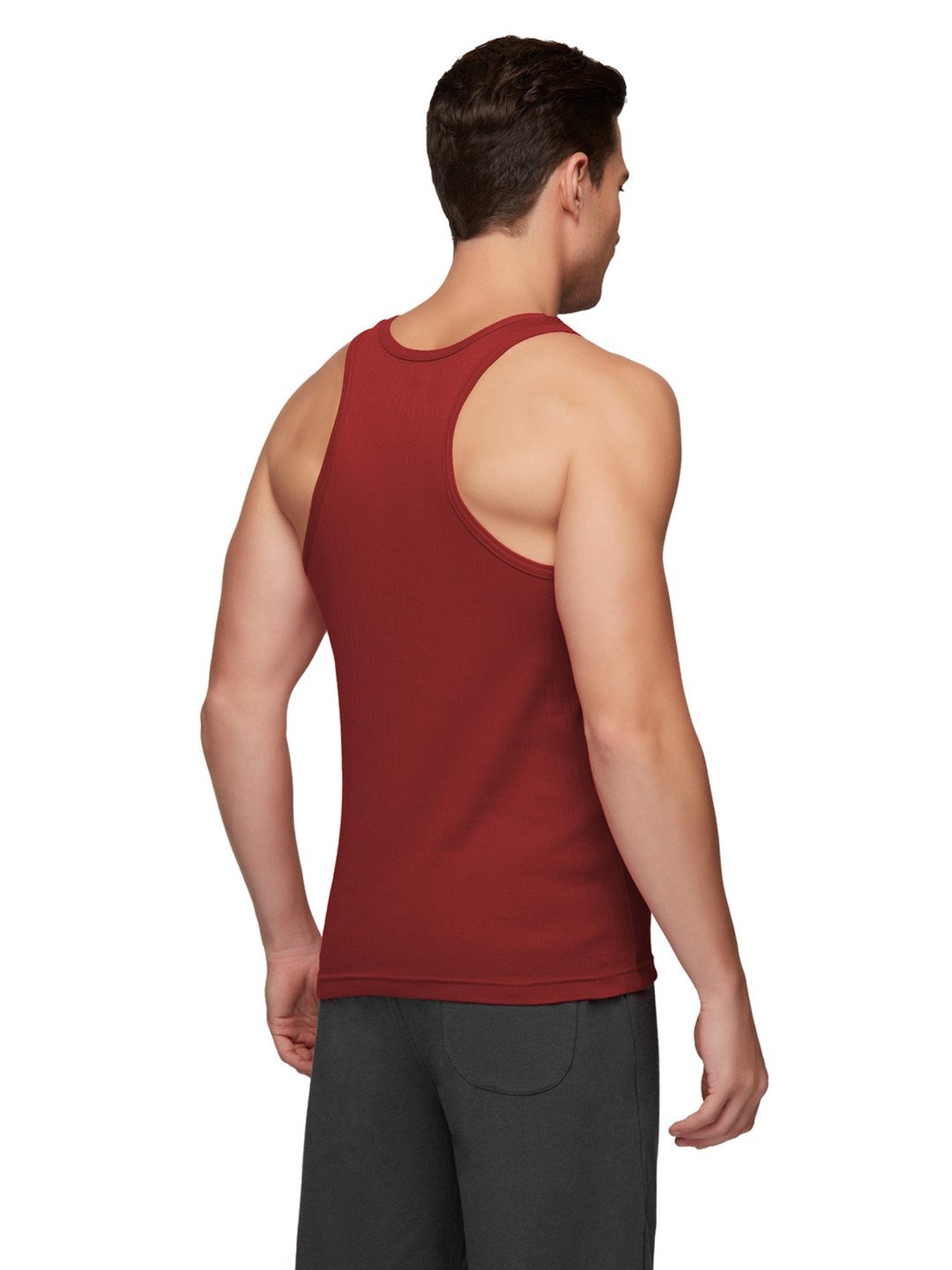 Bodycare Anthra Melange Regular Fit Thermal Top