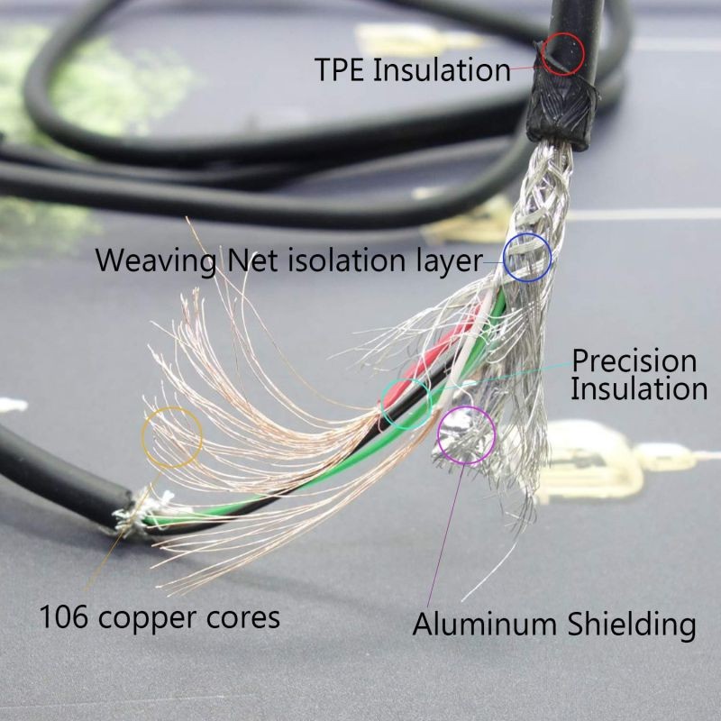 Micro USB Charging Cable for Samsung Galaxy Tab A E S2 3 4 TabletGalaxy S7 Edge S6 S5LG Moto Sony Blu HTC Android PhoneCameraBlack Charge Cord