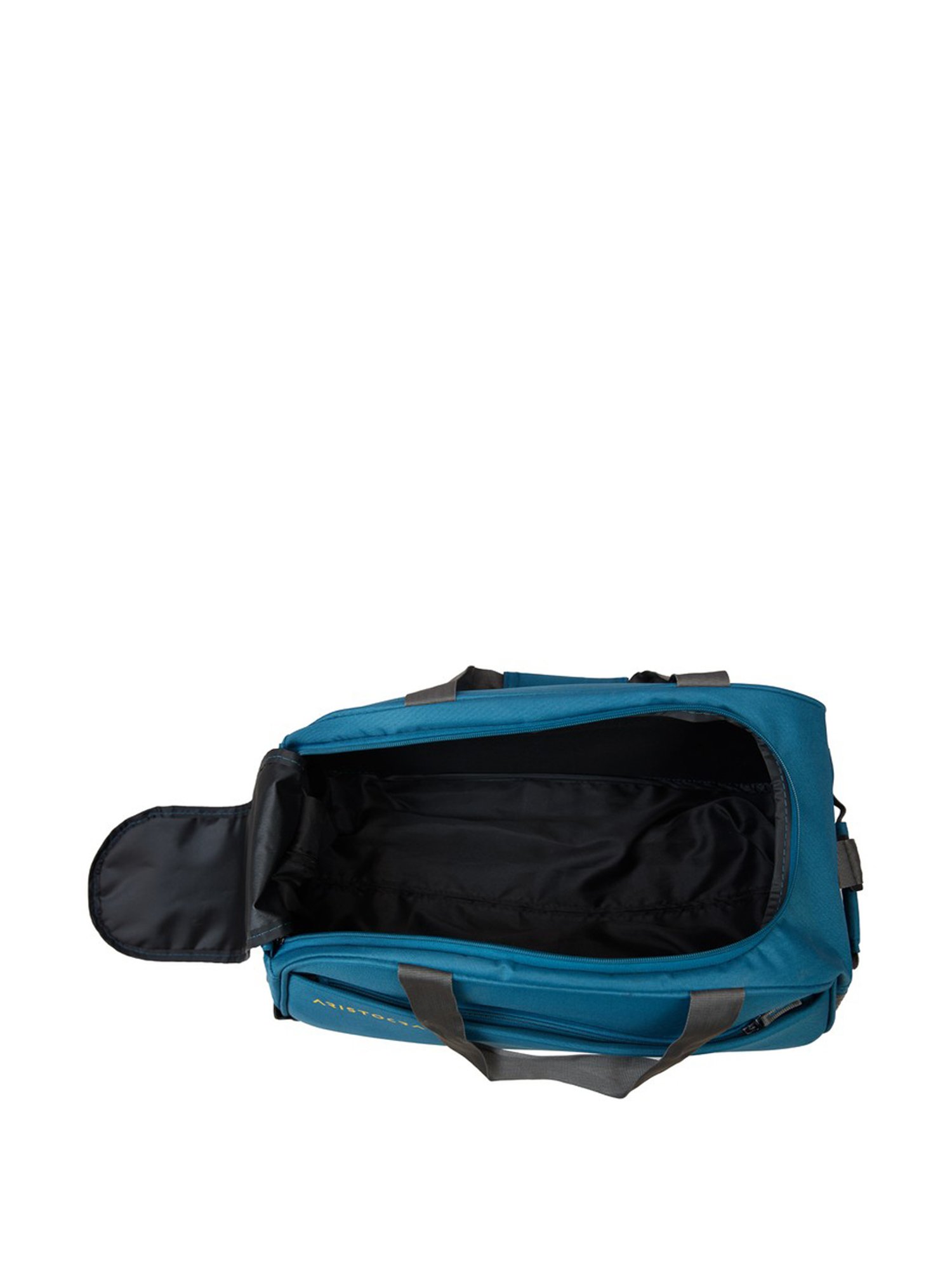 Aristocrat Teal Blue 2 Wheel Medium Duffle Trolley - 33 cm