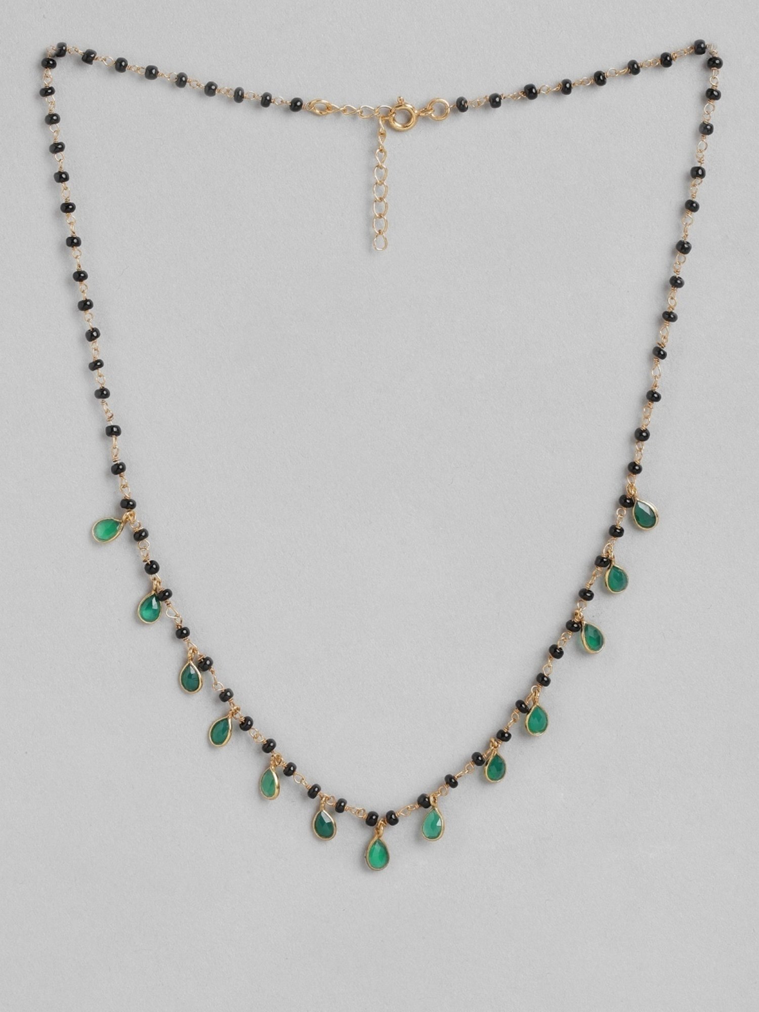 March by FableStreet 92.5 Sterling Silver Floral Mangalsutra for Women