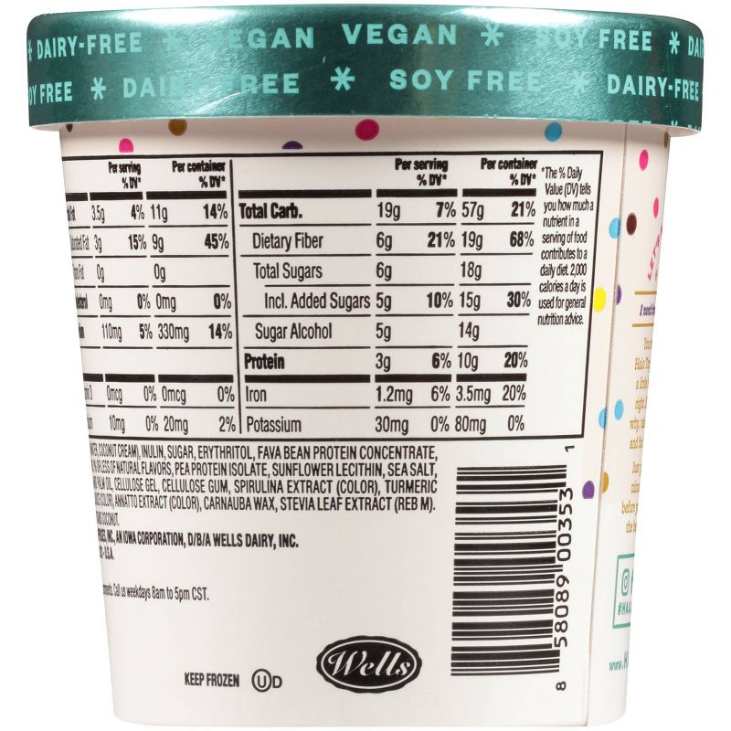 Halo Top Dairy-Free Birthday Cake Frozen Dessert - 16oz