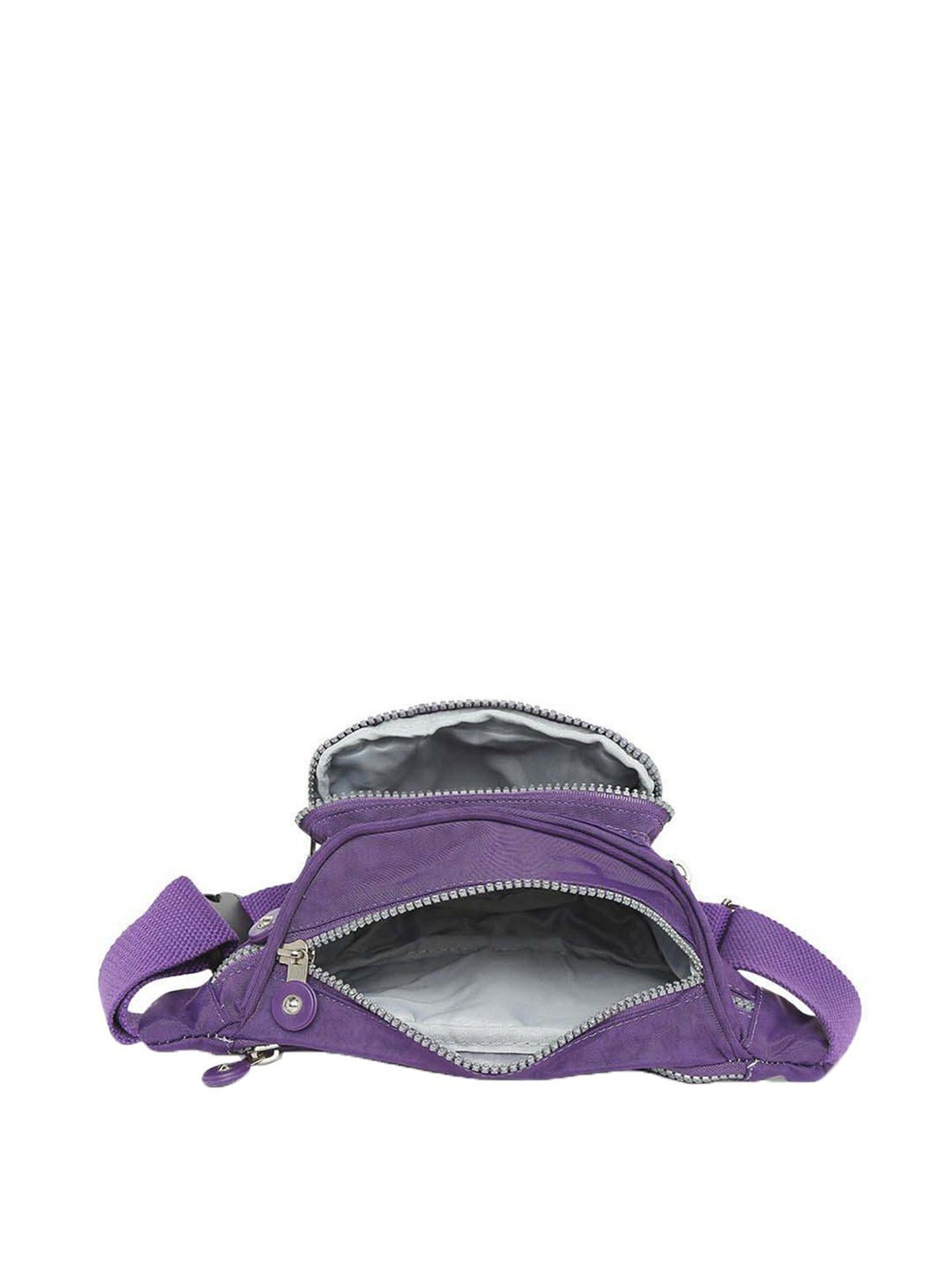 Baomi Purple Solid Waist Pouch