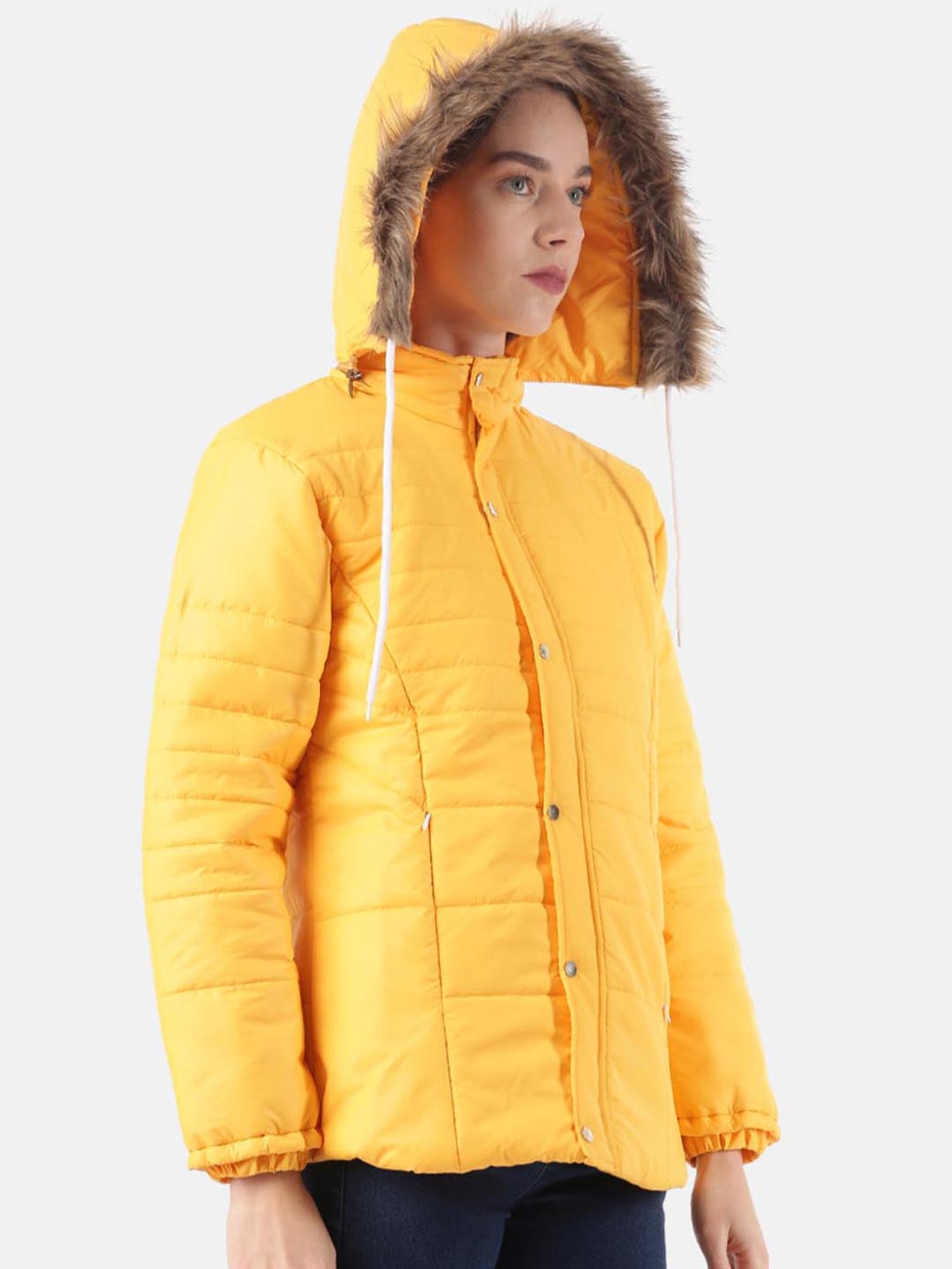 VOXATI Yellow Quilted Jacket
