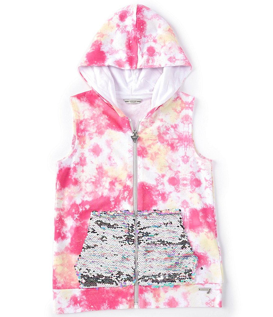 Dream Life Big Girls 7-16 Embossed Heart Cozy Hoodie