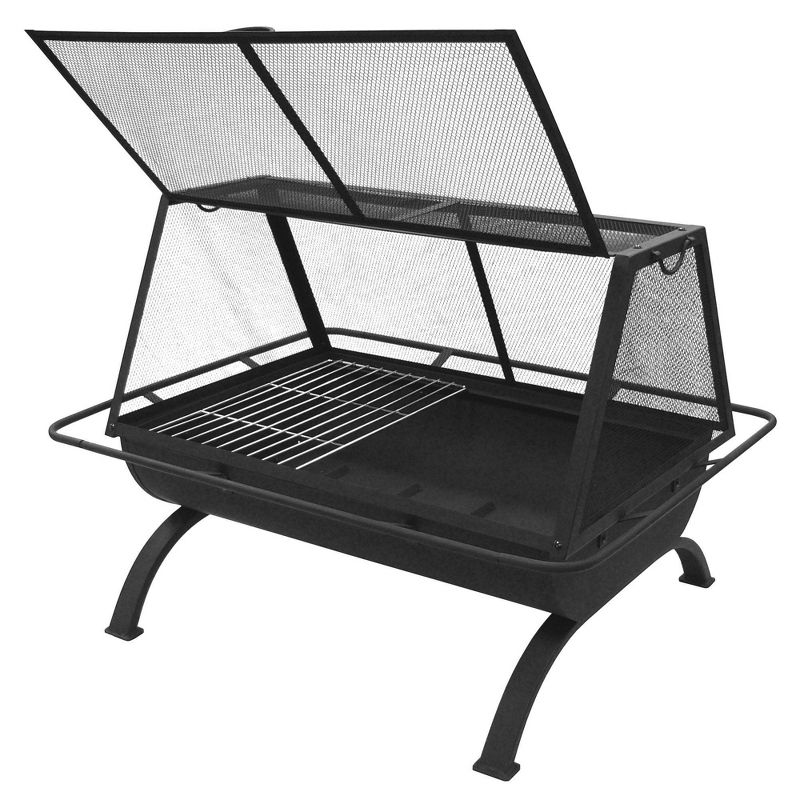 27" Northwoods Wood Burning Fire Pit - Black - Landmann